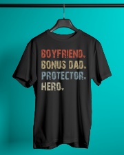 Boyfriend - Bonus Dad - Protector - Hero Classic T-Shirt lifestyle-mens-crewneck-front-3