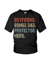 Boyfriend - Bonus Dad - Protector - Hero Youth T-Shirt tile