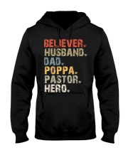Believer-Husband-Dad-Poppa-Pastor-Hero Hooded Sweatshirt tile