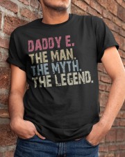 Daddy E - The Man The Myth The Legend-Recovered Classic T-Shirt apparel-classic-tshirt-lifestyle-26