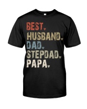 best-husband-dad-stepdad-papa Premium Fit Mens Tee tile