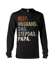 best-husband-dad-stepdad-papa Long Sleeve Tee tile