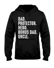 dad-protector-hero-bonus-dad-uncle Hooded Sweatshirt tile