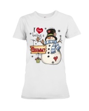 I LOVE BEING A GRAMMY - Christmas Gift Premium Fit Ladies Tee thumbnail
