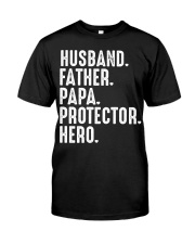 Husband Father Papa Protector Hero Premium Fit Mens Tee tile