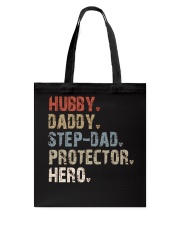 Hubby-Daddy-Step-Dad-Protector-Hero Tote Bag tile