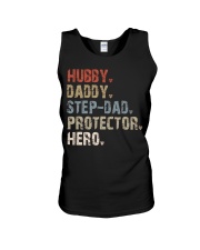 Hubby-Daddy-Step-Dad-Protector-Hero Unisex Tank tile