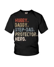 Hubby-Daddy-Step-Dad-Protector-Hero Youth T-Shirt tile