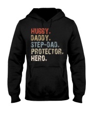 Hubby-Daddy-Step-Dad-Protector-Hero Hooded Sweatshirt tile