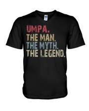 Umpa - The Man The Myth The Legend V-Neck T-Shirt tile