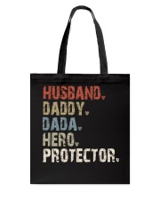husband-daddy-dada-hero-protector Tote Bag tile