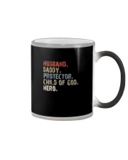 Husband-Daddy-Protector-Child Of God-Hero Color Changing Mug tile