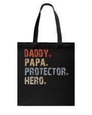 Daddy-Papa-Protector-Hero Tote Bag tile