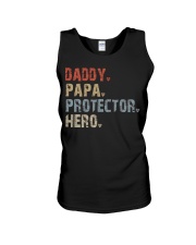 Daddy-Papa-Protector-Hero Unisex Tank tile