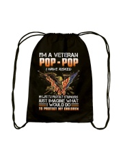 Veteran Pop-pop Drawstring Bag tile