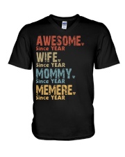 Memere - v56 V-Neck T-Shirt tile