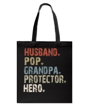 Husband-Pop-Grandpa-Protector-Hero Tote Bag tile