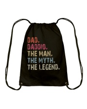 Dad - Daddio - Man Myth Legend Drawstring Bag tile