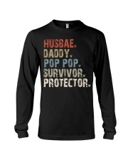Husbae - Daddy - Pop pop - Survivor - Protector Long Sleeve Tee tile