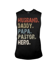 Husband - Daddy - Papa - Pastor - Hero Sleeveless Tee tile