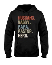 Husband - Daddy - Papa - Pastor - Hero Hooded Sweatshirt tile