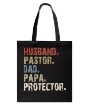 Husband - Pastor - Dad - Papa - Protector Tote Bag tile