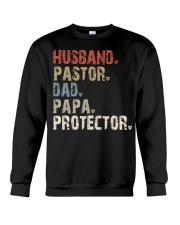 Husband - Pastor - Dad - Papa - Protector Crewneck Sweatshirt tile