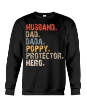 Husband-Dad-Dada-Poppy-Protector-Hero Crewneck Sweatshirt tile