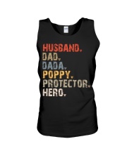 Husband-Dad-Dada-Poppy-Protector-Hero Unisex Tank tile