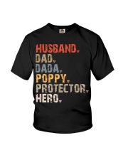 Husband-Dad-Dada-Poppy-Protector-Hero Youth T-Shirt tile