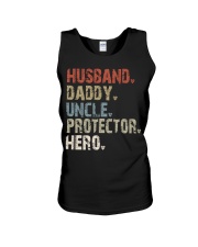 husband-daddy-uncle-protector-hero Unisex Tank tile