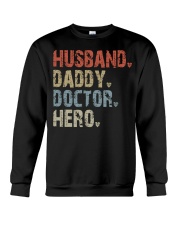 husband-daddy-doctor-hero Crewneck Sweatshirt tile