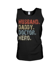 husband-daddy-doctor-hero Unisex Tank tile