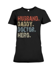 husband-daddy-doctor-hero Premium Fit Ladies Tee tile