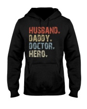 husband-daddy-doctor-hero Hooded Sweatshirt tile