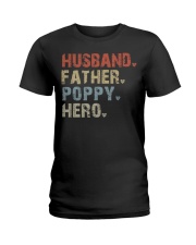 Husband-Father-Poppy-Hero Ladies T-Shirt tile