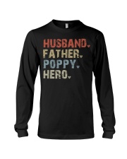 Husband-Father-Poppy-Hero Long Sleeve Tee tile