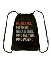 Husband-Father-Uncle Dad-Protector-Provider Drawstring Bag tile