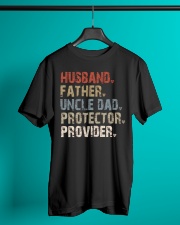 Husband-Father-Uncle Dad-Protector-Provider Classic T-Shirt lifestyle-mens-crewneck-front-3