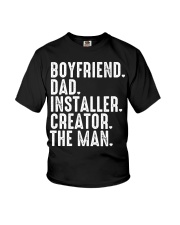 Boyfriend-Dad-Installer-Creator-The Man Youth T-Shirt tile