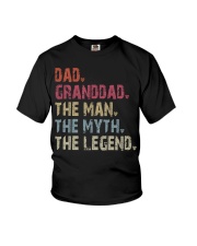 Dad - Granddad - Man Myth Legend Youth T-Shirt tile