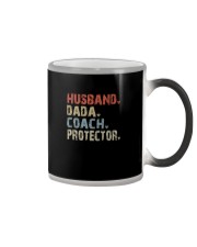 Husband - Dada - Coach - Protector Color Changing Mug tile