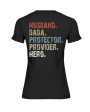 Husband - Dada - Protector - Provider - Hero Premium Fit Ladies Tee tile