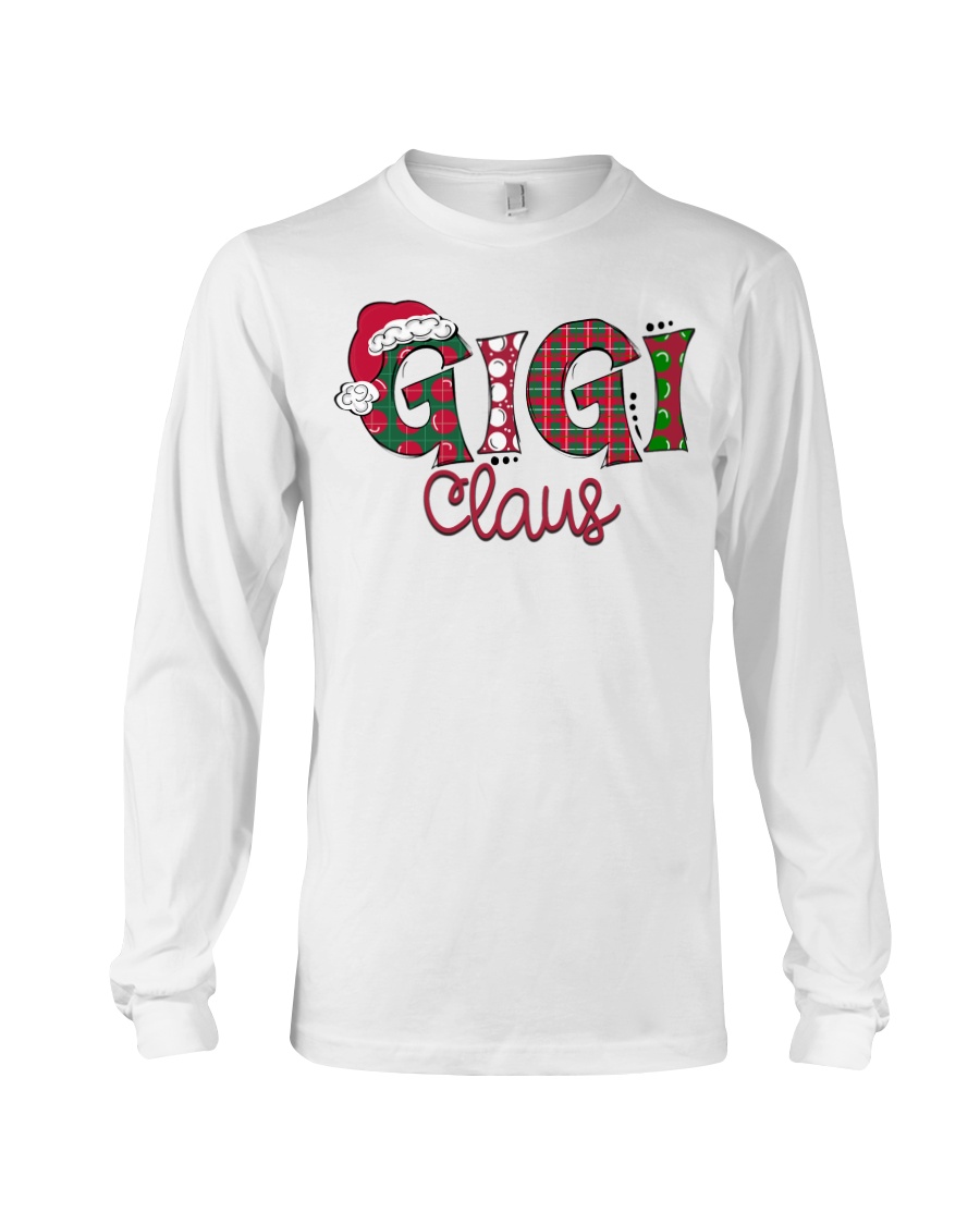 Gigi Claus Christmas Art Long Sleeve Tee