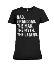 Dad - Granddad - Man Myth Legend v2 Premium Fit Ladies Tee tile