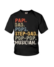 Papi-Dad-Pops-Step-Dad-Pop-Pop-Musician Youth T-Shirt tile