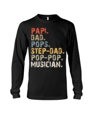 Papi-Dad-Pops-Step-Dad-Pop-Pop-Musician Long Sleeve Tee tile