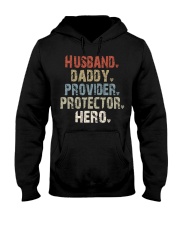Husband-Daddy-Provider-Protector-Hero-Center Hooded Sweatshirt tile