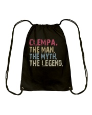Clempa - The Man The Myth The Legend Drawstring Bag tile