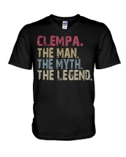 Clempa - The Man The Myth The Legend V-Neck T-Shirt tile